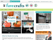 Tablet Screenshot of favecrafts.com